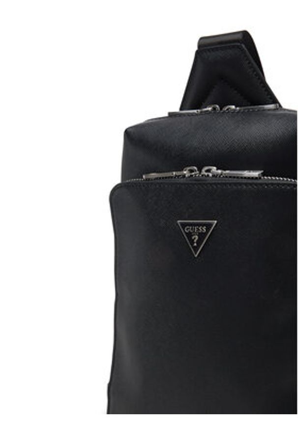 Guess Saszetka HMMISA P5226 Czarny. Kolor: czarny. Materiał: skóra