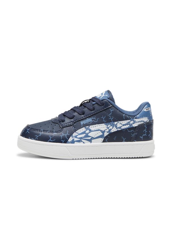 Puma - Dziecięce sneakersy Caven 2.0 Icy Monster PUMA Club Navy Blue Horizon White. Kolor: biały, wielokolorowy, niebieski. Sezon: lato