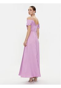 Rinascimento Sukienka wieczorowa CFC0117556003 Fioletowy Regular Fit. Kolor: fioletowy. Materiał: syntetyk. Styl: wizytowy #4