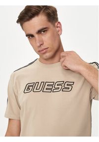 Guess T-Shirt Arlo Z4GI18 J1314 Beżowy Regular Fit. Kolor: beżowy. Materiał: bawełna #4