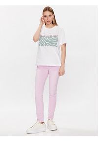 Marc Aurel T-Shirt 7427 7000 73566 Biały Regular Fit. Kolor: biały. Materiał: bawełna