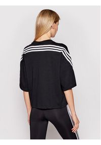 Adidas - adidas T-Shirt Future Icons 3-Stripes GN1837 Czarny Loose Fit. Kolor: czarny. Materiał: bawełna #4