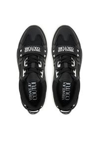 Versace Jeans Couture Sneakersy 80YA3SC4 ZSE20 Czarny. Kolor: czarny. Materiał: skóra #6