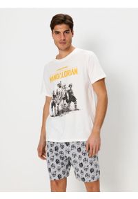 Sinsay - Piżama dwuczęściowa Star Wars - kremowy. Kolor: kremowy. Wzór: motyw z bajki #1