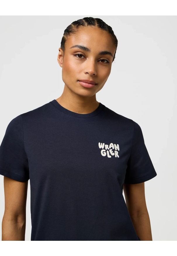 Wrangler - DAMSKA KOSZULKA WRANGLER SIGN OFF TEE DARK NAVY 112370764