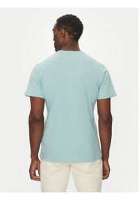 Quiksilver T-Shirt EQYZT08042 Turkusowy Regular Fit. Kolor: turkusowy. Materiał: bawełna #5