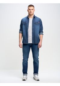 Big-Star - Spodnie jeans męskie klasyczne Ronald 315. Stan: obniżony. Kolor: niebieski. Styl: klasyczny #2