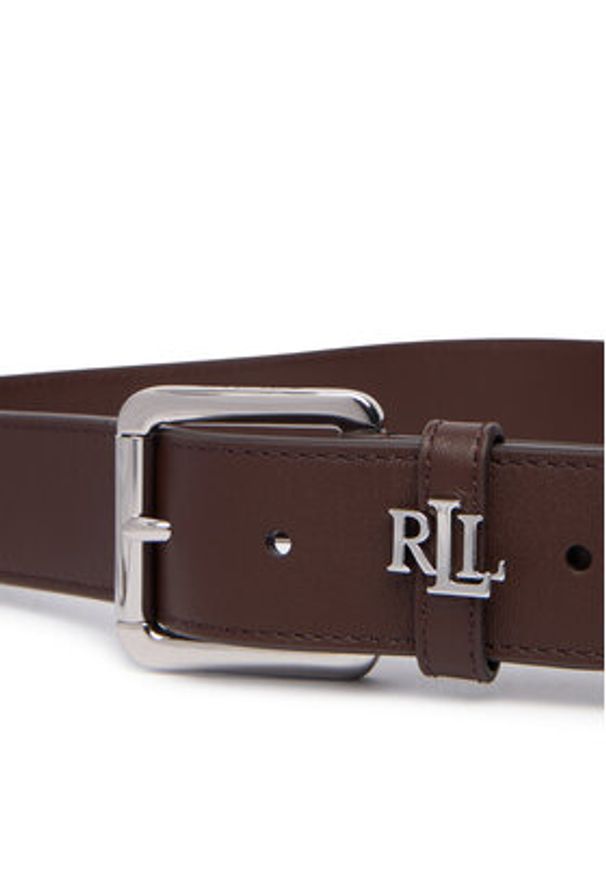 Lauren Ralph Lauren - LAUREN RALPH LAUREN Pasek Damski 412968765007 Brązowy. Kolor: brązowy. Materiał: skóra