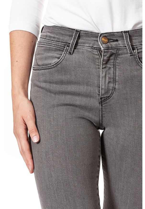Wrangler - WRANGLER HIGH SKINNY CONCRETE PLAN W27HQG25P 112128112. Stan: podwyższony