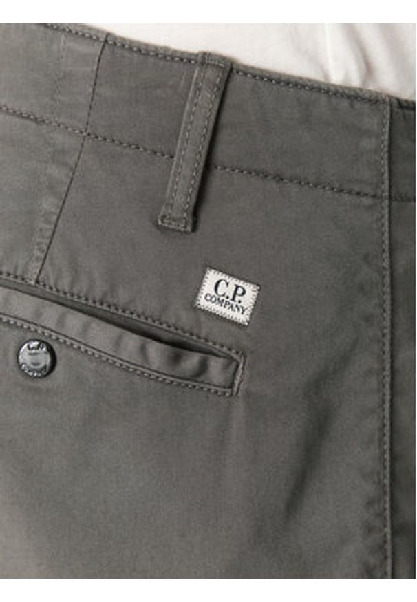 C.P. Company Spodnie materiałowe 18CMPA056A005694G Szary Regular Fit. Kolor: szary. Materiał: bawełna