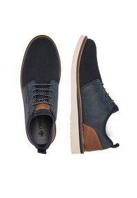 Rieker Sneakersy 04550-14 Granatowy. Kolor: niebieski. Materiał: skóra #5