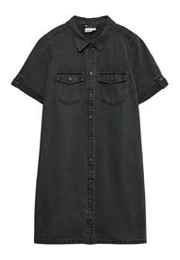 Vero Moda Sukienka jeansowa Jennie 10309665 Czarny Regular Fit. Kolor: czarny. Materiał: bawełna #5