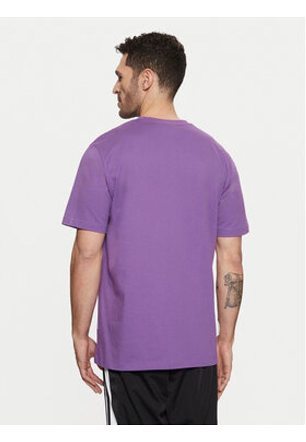Adidas - adidas T-Shirt Trefoil Series JP4498 Fioletowy Regular Fit. Kolor: fioletowy. Materiał: bawełna