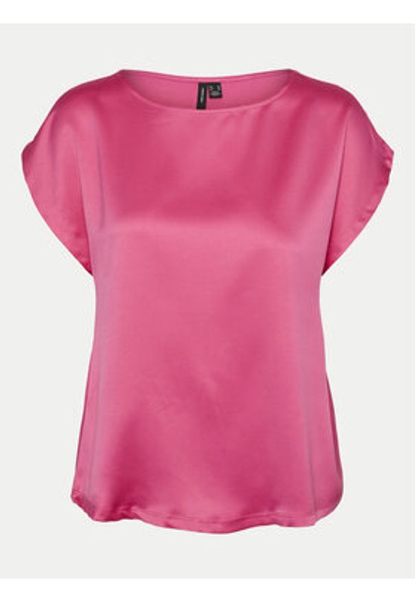 Vero Moda Bluzka Merle 10305151 Różowy Regular Fit. Kolor: różowy. Materiał: syntetyk