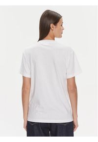 Calvin Klein T-Shirt Metallic Micro Logo T Shirt K20K206967 Biały Regular Fit. Kolor: biały. Materiał: bawełna
