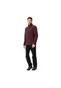 Vaude - Polar VAUDE Rosemoor II. Kolor: czerwony. Materiał: polar. Wzór: aplikacja