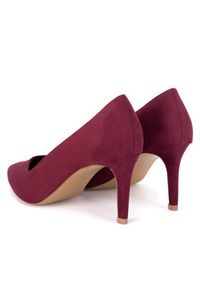 Jenny Fairy Szpilki WFA3003-1 Bordowy. Kolor: czerwony. Materiał: materiał. Obcas: na szpilce #6