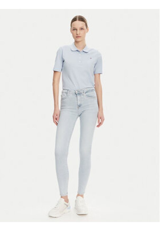 TOMMY HILFIGER - Tommy Hilfiger Jeansy Como WW0WW44369 Niebieski Skinny Fit. Kolor: niebieski
