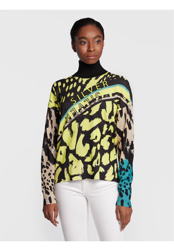 Golf Sportalm. Typ kołnierza: golf. Kolor: żółty