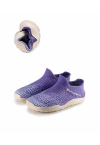 Buty minimalistyczne dziecięce ombre Brubeck Barefoot Merino. Kolor: fioletowy, biały, wielokolorowy. Sport: turystyka piesza