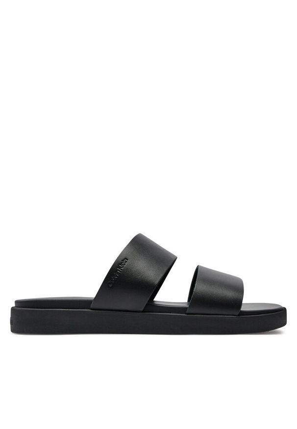 Klapki Calvin Klein. Kolor: czarny