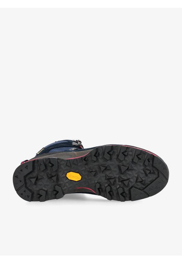 Buty trekkingowe damskie Hanwag Makra Trek Lady GTX. Kolor: wielokolorowy, różowy, niebieski. Wzór: kolorowy