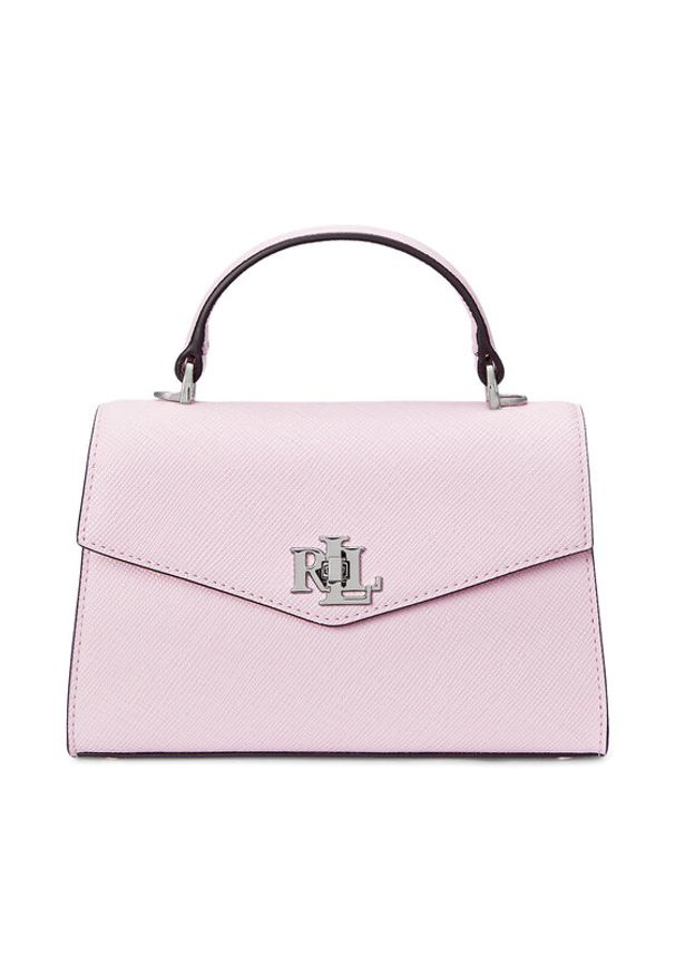 Lauren Ralph Lauren - LAUREN RALPH LAUREN Torebka Farrah 431966765002 Różowy. Kolor: różowy. Materiał: skórzane