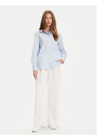 United Colors of Benetton - United Colors Of Benetton Koszula 59T7DQ0BH Błękitny Regular Fit. Kolor: niebieski. Materiał: bawełna #4