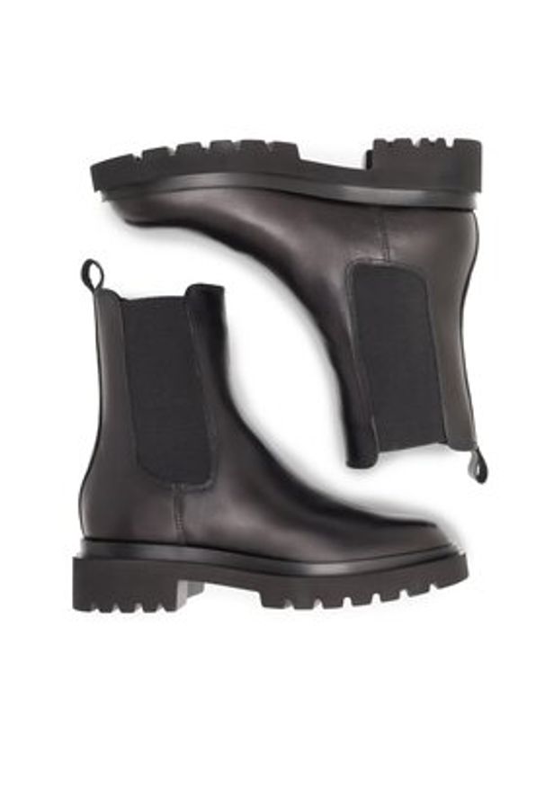 Gino Rossi Sztyblety SUSAN-26034PE Czarny. Kolor: czarny. Materiał: skóra