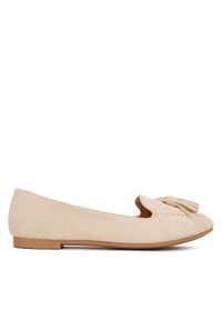 Loafersy DeeZee. Kolor: beżowy #1