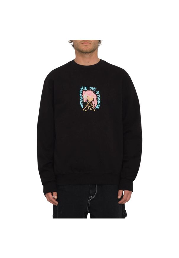 Bluza sportowa męska Volcom Tetsunori. Kolor: czarny. Materiał: bawełna