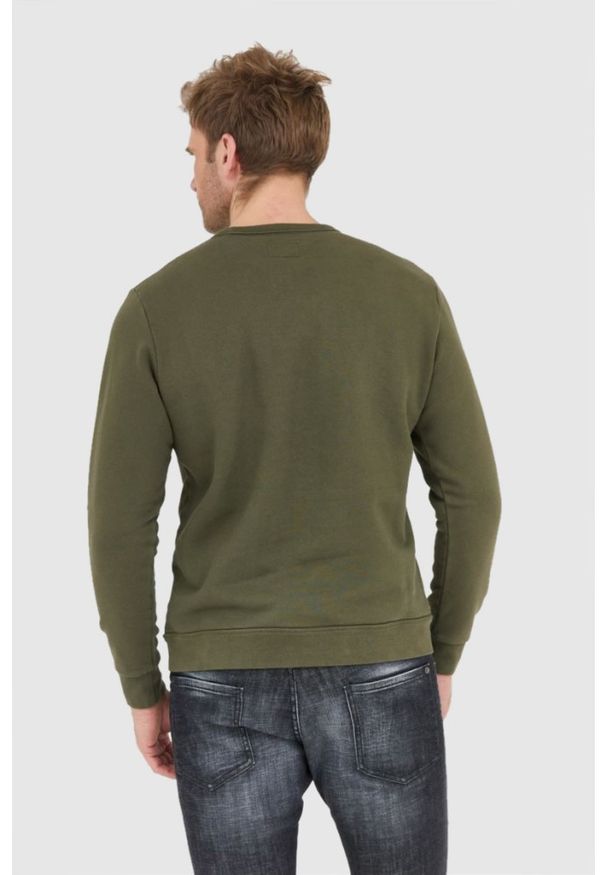 La Martina - LA MARTINA Zielona bluza męska z vintage logo, Rozmiar 3XL. Kolor: zielony. Styl: vintage