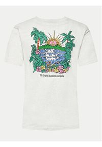 Quiksilver T-Shirt Island Sunrise Moe AQYZT09543 Szary Regular Fit. Kolor: szary. Materiał: bawełna