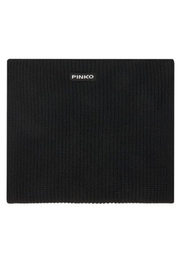 Pinko - PINKO Szalik Slovenia 105996 A2Z4 Czarny. Kolor: czarny. Materiał: wiskoza, materiał