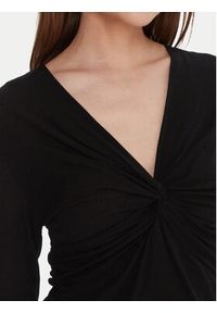 Lola Casademunt by Maite Bluzka MF2515029 Czarny Slim Fit. Kolor: czarny. Materiał: wiskoza #3