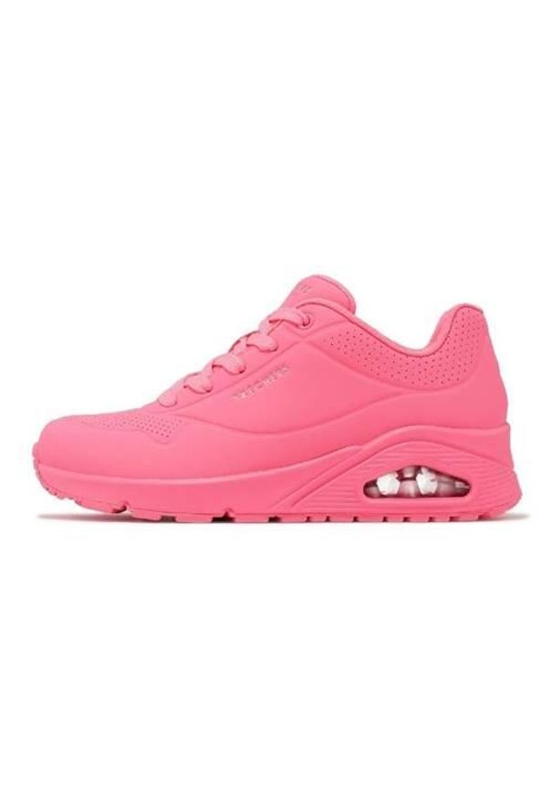skechers - Tenisówki Skechers Model Uno -stand On Air Kolor Rose. Kolor: różowy. Materiał: materiał, syntetyk, tkanina. Sport: turystyka piesza