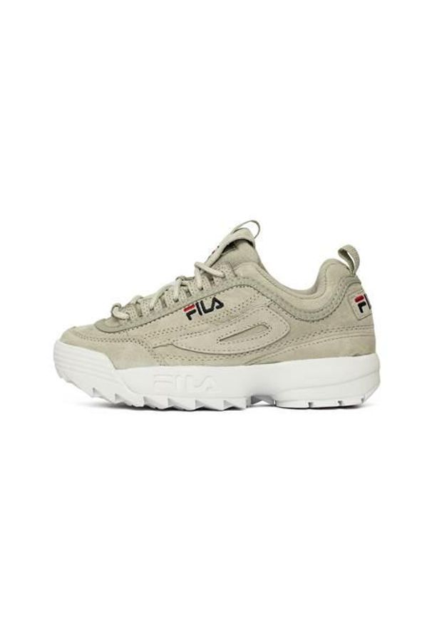 Buty do chodzenia damskie Fila Disruptor S Low Wmn. Zapięcie: sznurówki. Kolor: szary. Materiał: skóra, syntetyk, tkanina, materiał. Szerokość cholewki: normalna. Sport: turystyka piesza