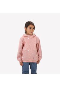 quechua - Kurtka turystyczna dla dzieci Quechua MH500 wodoodporna. Kolor: różowy. Materiał: poliester, materiał. Sezon: lato. Styl: sportowy. Sport: turystyka piesza #1