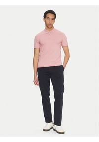 BOSS Polo Passenger 50507803 Różowy Slim Fit. Typ kołnierza: polo. Kolor: różowy. Materiał: bawełna