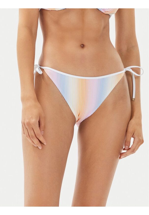 TOMMY HILFIGER - Tommy Hilfiger Dół od bikini UW0UW05316 Kolorowy. Materiał: syntetyk. Wzór: kolorowy