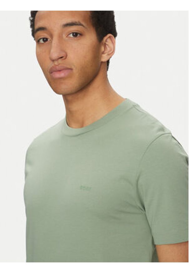 BOSS T-Shirt Thompson 01 50468347 Zielony Regular Fit. Kolor: zielony. Materiał: bawełna