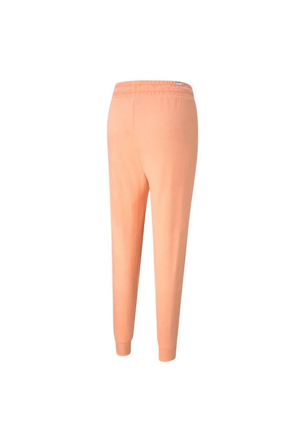 Puma - Spodnie Do Joggingu Damskie Modern Basics. Kolor: pomarańczowy, żółty, wielokolorowy. Sport: bieganie