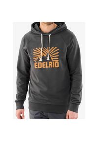 EDELRID - Bluza z kapturem męska Edelrid Tecu Hoody. Typ kołnierza: kaptur. Kolor: szary