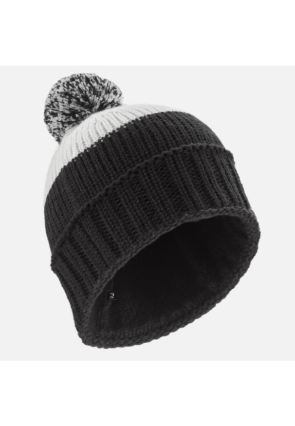 WEDZE - Czapka narciarska dla dorosłych Wedze Grand Nord FR 500. Kolor: wielokolorowy, czarny, beżowy. Materiał: akryl, materiał. Sezon: zima. Styl: sportowy