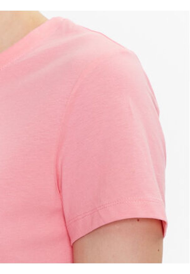 Guess T-Shirt Alethea V3GI00 I3Z14 Różowy Regular Fit. Kolor: różowy. Materiał: bawełna