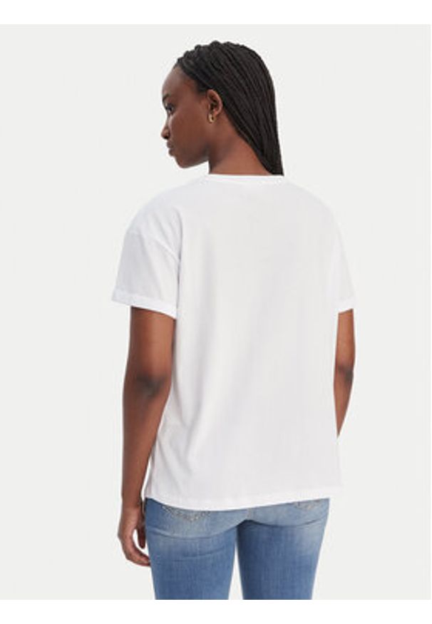 Liu Jo T-Shirt WA6413 JS904 Biały Regular Fit. Kolor: biały. Materiał: bawełna