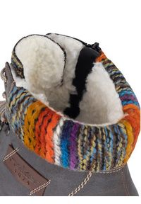 Rieker Trzewiki Z6743-45 Szary. Kolor: szary. Materiał: materiał #6