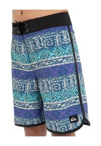 Quiksilver - Spodenki boardshort dla Chłopcy SURFSILK SCALLOP 17" Fioletowy. Kolor: fioletowy. Materiał: elastan, poliester