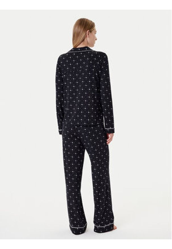 Guess Piżama O5RX08 KCIN2 Czarny. Kolor: czarny. Materiał: syntetyk