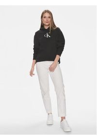 Calvin Klein Jeans Bluza Satin J20J223432 Czarny Regular Fit. Kolor: czarny. Materiał: bawełna #3